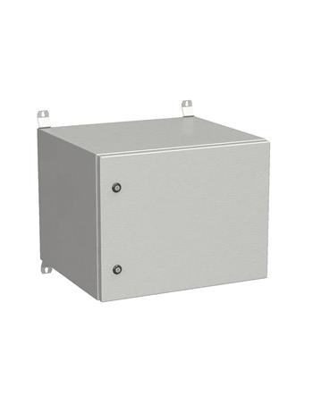 Rozvádzač nástenný vonkajší LC-20 9U 600x500 plechové dvere 2x1-bodový zámok LC-20-9U-65-21-G