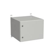Rozvádzač nástenný vonkajší LC-20 9U 600x600 plechové dvere 2x1-bodový zámok LC-20-9U-66-21-G