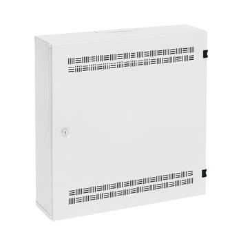 Rozvádzač SOHO LC-18 s lištami 2U, 4U a 11U, 550x550x150 mm biela RAL9003