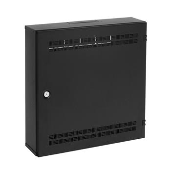 Rozvádzač SOHO LC-18 s lištami 2U, 4U a 11U, 550x550x150 mm čierna RAL9005