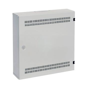 Rozvádzač SOHO LC-18 s lištami 2U, 4U a 11U, 550x550x150 mm sivá RAL 7035