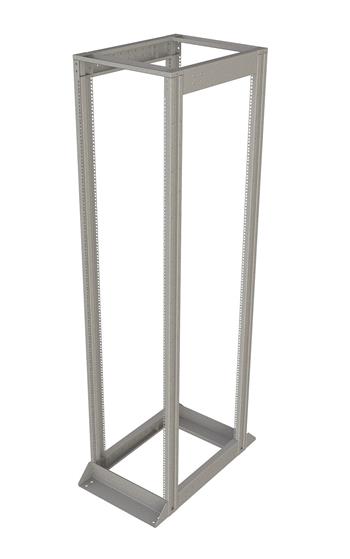 Rozvádzačový rám 19" 32U 600x1000 RAL7035, vysokonosný, nosnosť 1200 kg, komplet VR-32-G