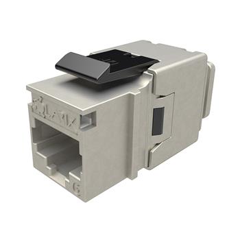Rýchlozarezávací keystone Solarix CAT6 STP SXKJ-6-STP-BK-NA