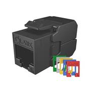 Samorezný keystone Solarix CAT5E UTP SXKJ-5E-UTP-RAL-SA, RAL FIT moduly, SECURE CAP