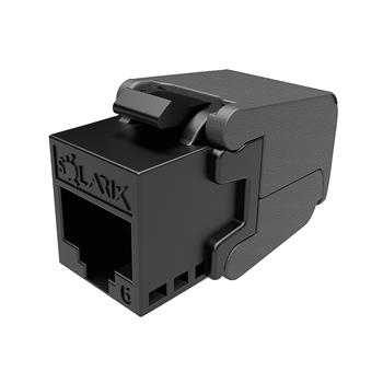 Samorezný keystone Solarix CAT6 UTP SXKJ-6-UTP-BK-SA Component Level a 4PPoE certifikácia