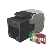 Samorezný keystone Solarix CAT6A UTP SXKJ-10 G-UTP-RAL-SA, RAL FIT moduly, Component Level a 4PPoE certifikácia