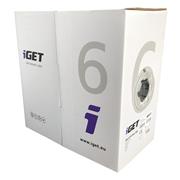 Sieťový kábel iGET CAT6 UTP PVC Eca 305m/box