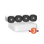 Tenda K4P-4TR Video Security PoE Kit 4MPx NVR CCTV 4CH + 4x kamera