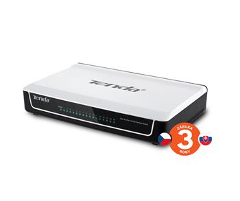 Tenda S16 16-Port Fast Ethernet Switch, 10/100 Mb/s, Desktop