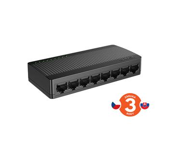 Tenda SG108 M 8-portový Gigabit Ethernet Switch, 10/100/1000Mbps, Plast, Desktop