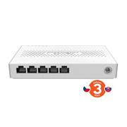 Tenda SM105 5-port Multi-Gigabit 2.5 G Ethernet Switch, 100/1000/2500 Mbps, Desktop