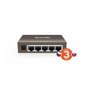 Tenda TEG1005D 5-Port Gigabit Ethernet Switch, 10/100/1000Mbps, Kov, Fanless
