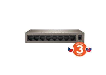 Tenda TEG1008 M 8-portový Gigabit Ethernet Switch, 10/100/1000Mbps, Kov