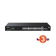 Tenda TEG2228P-24-410W Cloud PoE Managed Gigabit Switch, 24x PoE, 26x RJ45, 2x SFP