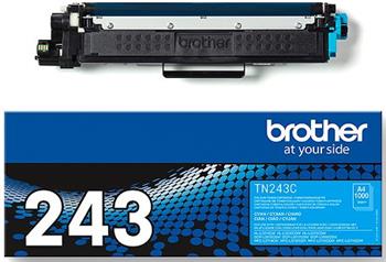 toner BROTHER TN-243 Cyan HL-L3210CW/L3270CDW, DCP-L3510CDW/L3550CDW, MFC-L3730CDN/L3770CDW (1000 str.)