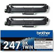 toner BROTHER TN-247 Black kit (2ks) HL-L3210CW/L3270CDW, DCP-L3510CDW/L3550CDW, MFC-L3730CDN/L3770CDW (2x 3000 str.)