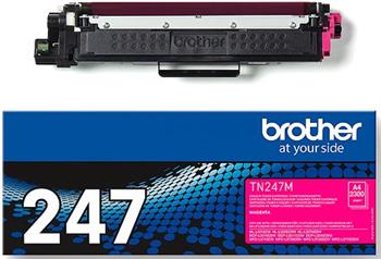 toner BROTHER TN-247 Magenta HL-L3210CW/L3270CDW, DCP-L3510CDW/L3550CDW, MFC-L3730CDN/L3770CDW (2300 str.)