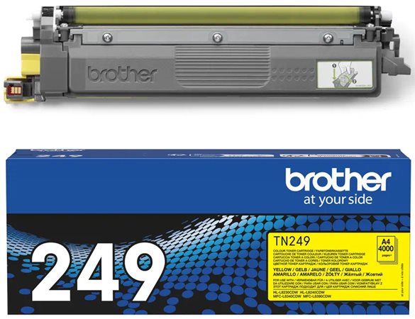 toner BROTHER TN-249 Yellow HL-L8230CDW/L8240CDW, MFC-L8340CDW/L8390CDW  (4000 str.)