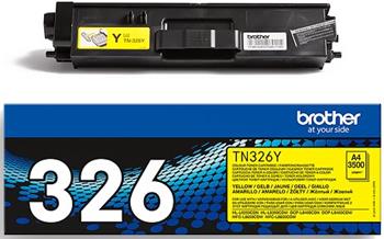 toner BROTHER TN-326 Yellow HL-L8250CDN/L8350CDW, DCP-L8400CDN/L8450CDW, MFC-L8650CDW/L8850CDW (3500 str.)