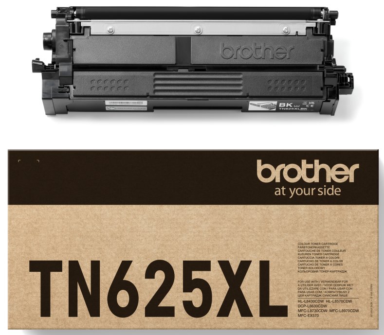 toner BROTHER TN-625XL Black HL-L8430CDW/L8570CDW, DCP-L8630CDW, MFC-L8730CDW/L8970CDW (5500 str.)