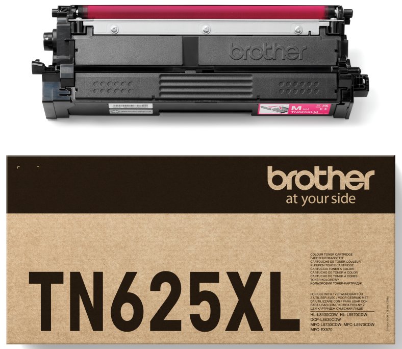 toner BROTHER TN-625XL Magenta HL-L8430CDW/L8570CDW, DCP-L8630CDW, MFC-L8730CDW/L8970CDW (4500 str.)