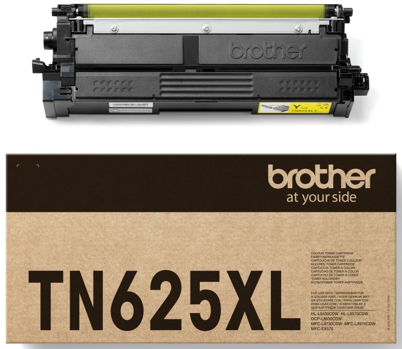 toner BROTHER TN-625XL Yellow HL-L8430CDW/L8570CDW, DCP-L8630CDW, MFC-L8730CDW/L8970CDW (4500 str.)