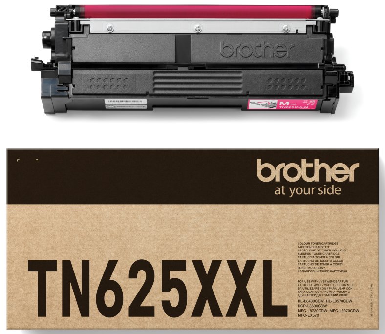 toner BROTHER TN-625XXL Magenta HL-L8430CDW/L8570CDW, DCP-L8630CDW, MFC-L8730CDW/L8970CDW (6500 str.)
