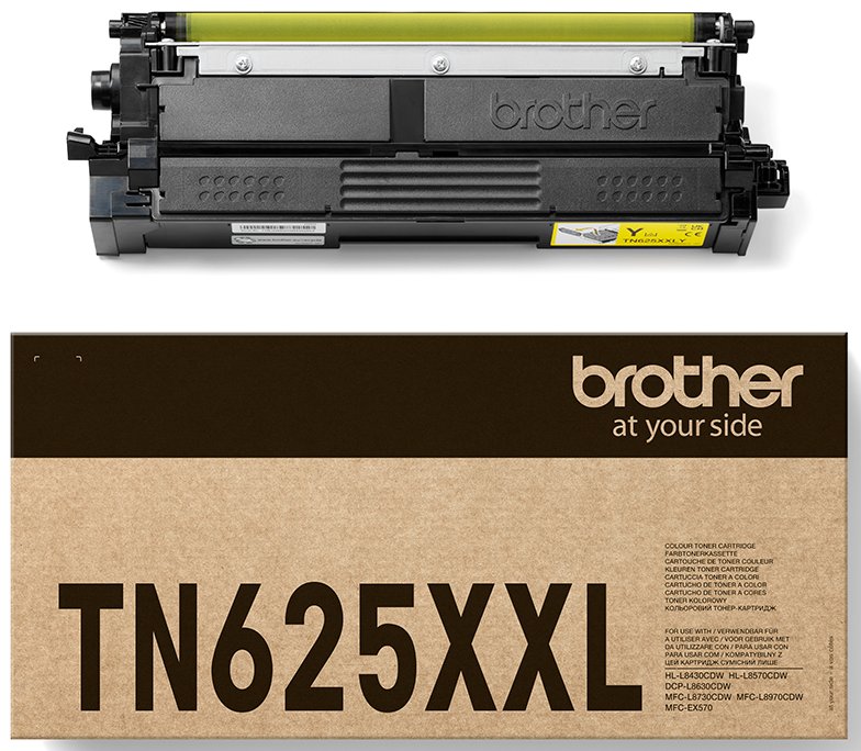 toner BROTHER TN-625XXL Yellow HL-L8430CDW/L8570CDW, DCP-L8630CDW, MFC-L8730CDW/L8970CDW (6500 str.)