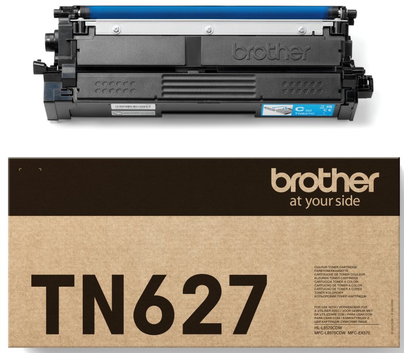 toner BROTHER TN-627 Cyan HL-L8570CDW, MFC-L8970CDW (10000 str.)