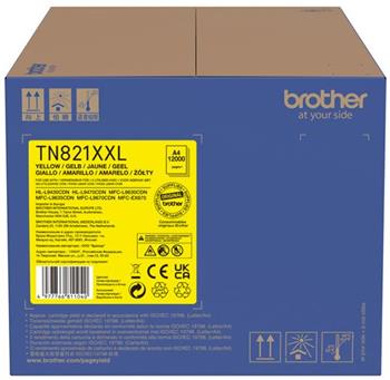 toner BROTHER TN-821XXL Yellow HL-L9430CDN/L9470CDN, MFC-L9630CDN/L9670CDN (12000 str.)