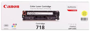 toner CANON CRG-718 yellow LBP 7200CDN, MF 8330CDN/8350CDN (2900 str.)