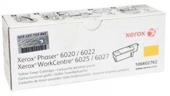 toner XEROX 106R02762 yellow PHASER 6020/6022, WorkCentre 6025/6027 (1000 str.)