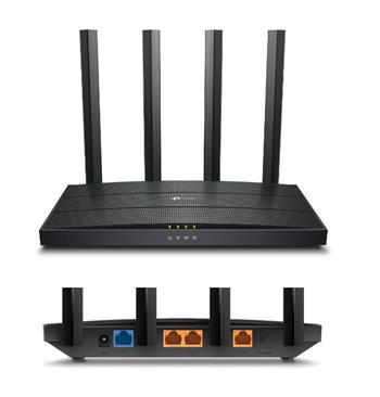 TP-LINK Archer AX12, AX1500 Wi-Fi 6 Router, 4-Port 1000Mbps RJ45, 4x anténa