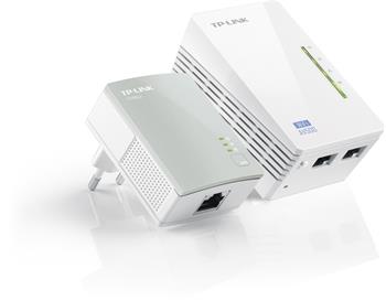 TP-LINK TL-WPA4220KIT 300Mbps AV500 2-port Wireless N Powerline Extender Kit (dvojica: TL-WPA4220 s WiFi a TL-PA4010