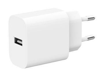 univerzálna USB nabíjačka ENERGENIE 220V/1x USB, 12W, biela