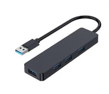 USB hub 3.1 s káblom , 4 porty, čierna farba GEMBIRD