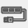USB huby, rozbočovače