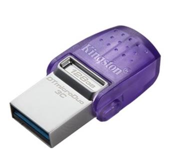 USB kľúč Kingston DataTraveler microDuo 3C 128GB USB 3.0/3.1 flashdisk, USB + USB typ C