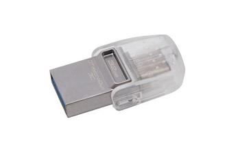 USB kľúč Kingston DataTraveler microDuo 3C 32GB USB 3.0/3.1 flashdisk, USB + USB typ C