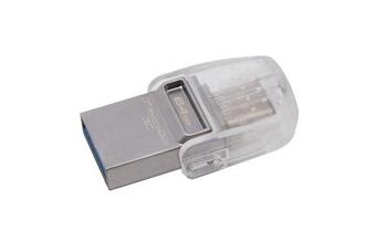 USB kľúč Kingston DataTraveler microDuo 3C 64GB USB 3.0/3.1 flashdisk, USB + USB typ C