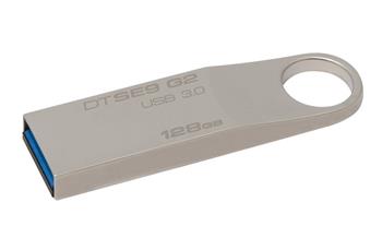 USB kľúč Kingston DataTraveler SE9 G2 128GB USB 3.0 kovový flashdisk malých rozmerov
