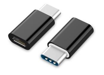 USB redukcia Typ C / Micro USB, čierna, CABLEXPERT