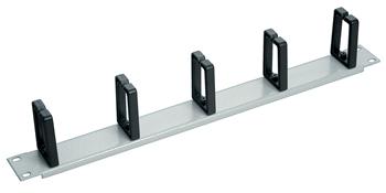 Vyväzovací panel 1U RAL 7035, plastový CMP4 VP-05-1-PO-G