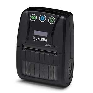 Zebra mobilná tlačiareň ZQ210,2.25inch DT Printer,Bluetooth,linerlessprinting, Belt clip,USB cable,English/Latin/Cyrilli