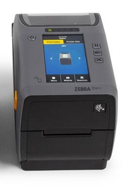 Zebra TT Printer (74M) ZD611, Color Touch LCD; 203 dpi, USB, USB Host, Ethernet, BTLE5, EU and UK Cords, Swiss Font, EZP