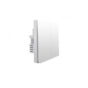 Zigbee vypínač s dvojitým relé - AQARA Smart Wall Switch H1 EU (No Neutral, Double Rocker) (WS-EUK02)