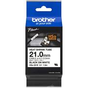 zmršťovacia bužírka BROTHER HSe251E čierne písmo, biela bužírka TUBE (21mm)